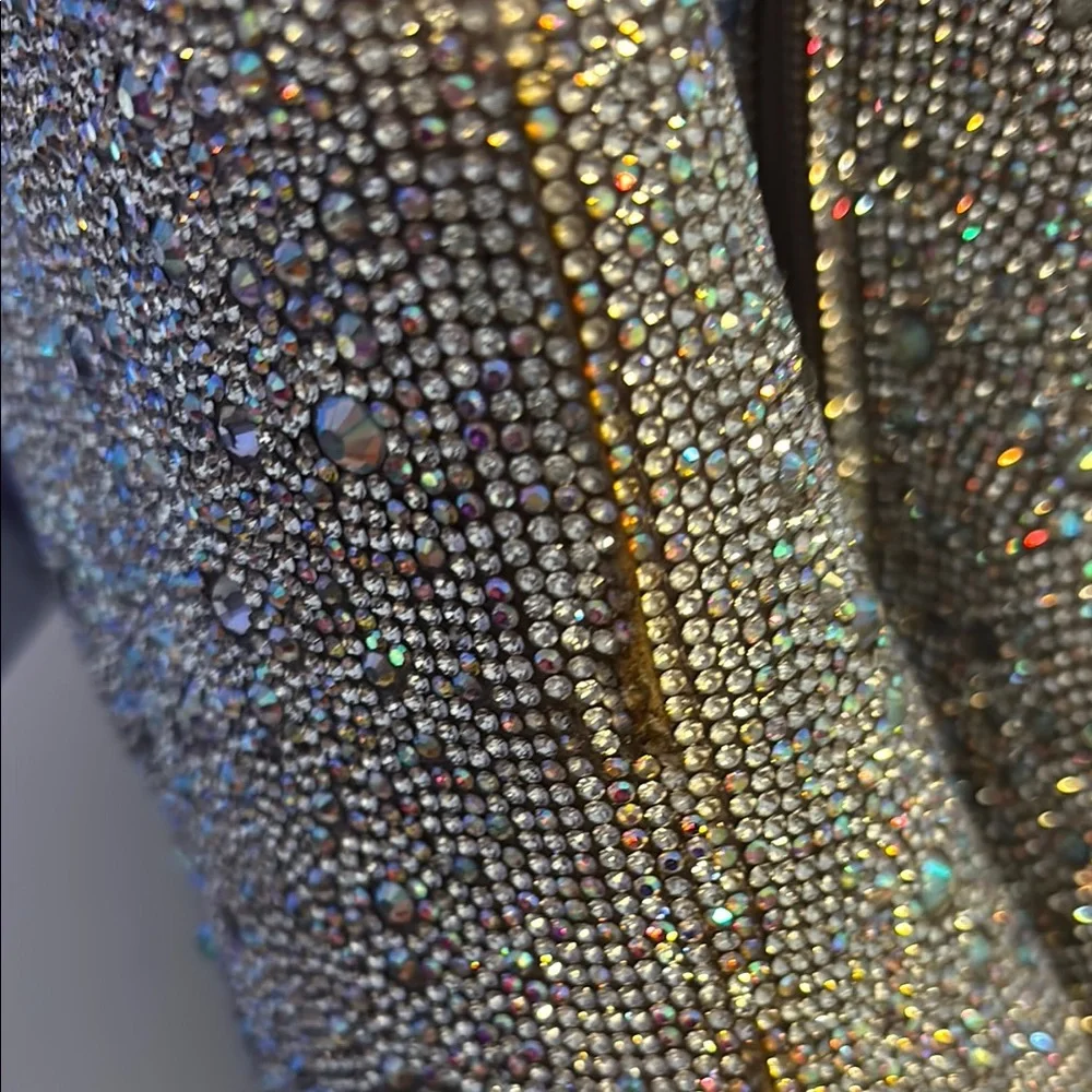 Sparkling Rhinestone Ankle Boots - Picture 5 of 6